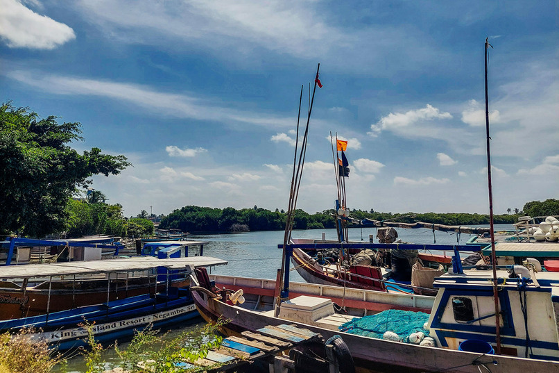 Лодочная станция в Негомбо