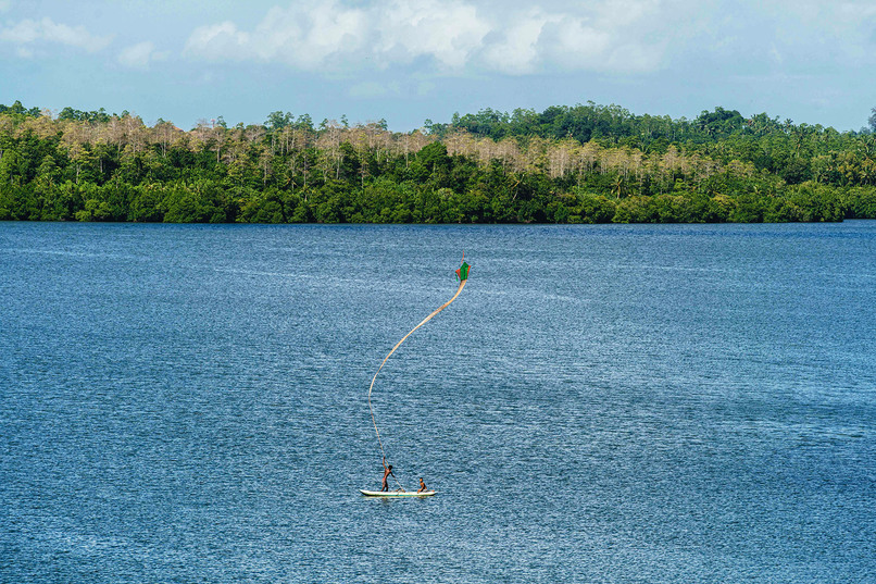 Парасейлинг на озере