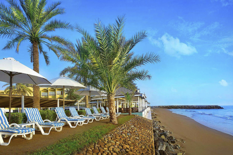 Пляж отеля Hilton Fujairah Resort